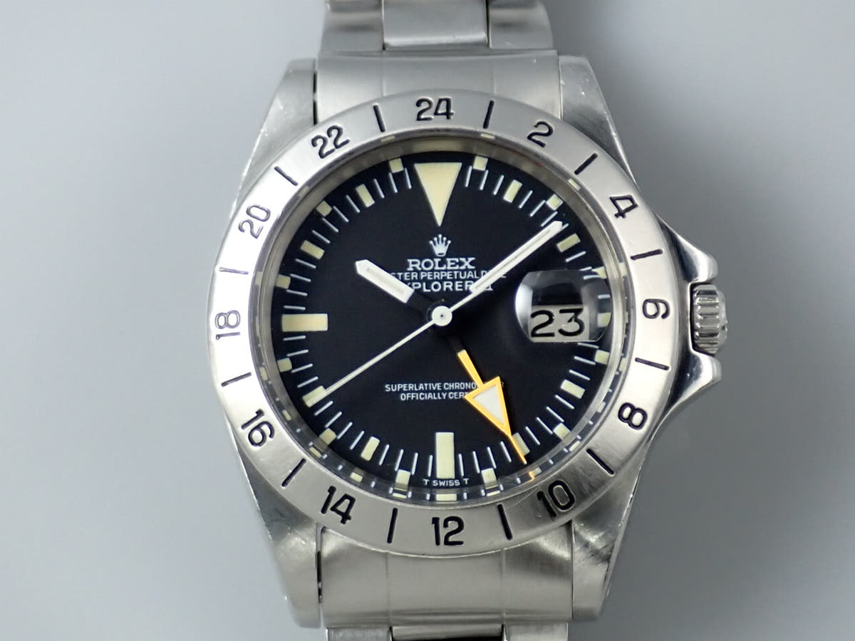 ロレックス エクスプローラーII Ref.1655 ブラック文字盤 中古 2APV5K16