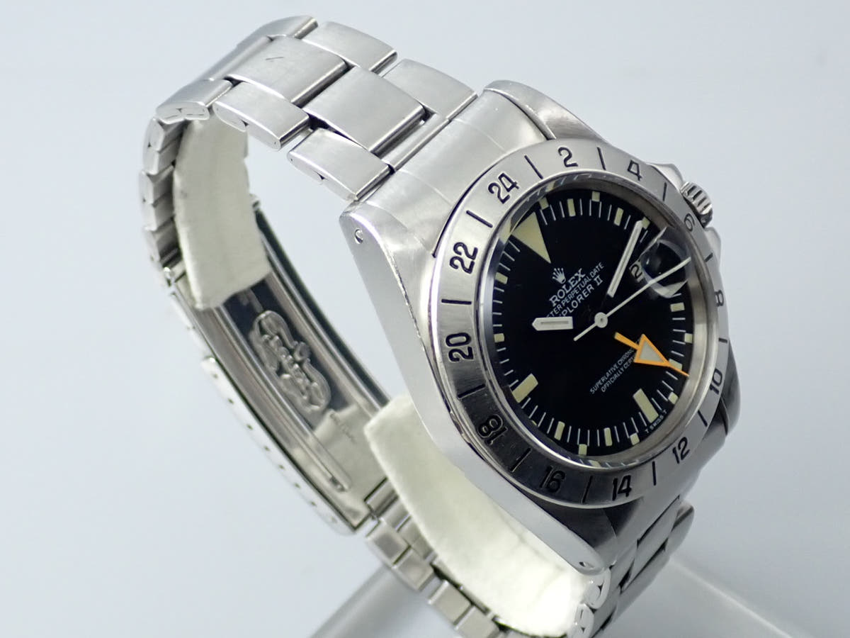 ロレックス エクスプローラーII Ref.1655 ブラック文字盤 中古 2APV5K16