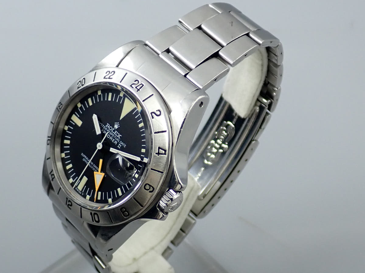 ロレックス エクスプローラーII Ref.1655 ブラック文字盤 中古 2APV5K16