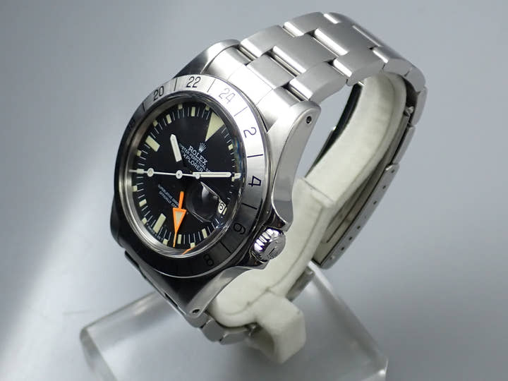ロレックス エクスプローラーII Ref.1655 ステンレススチール ブラック文字盤
