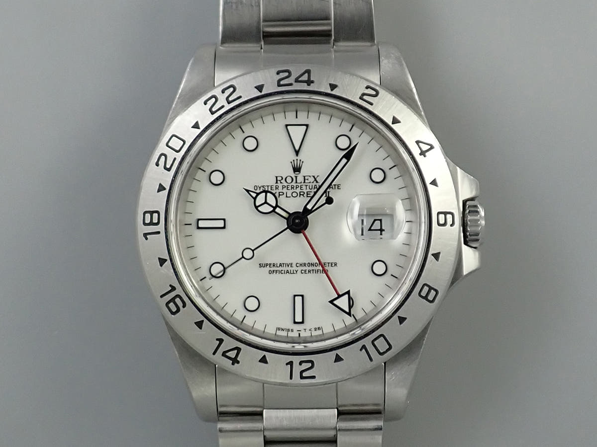 ロレックス エクスプローラーII Ref.16570 ホワイト文字盤 中古 HXW88341