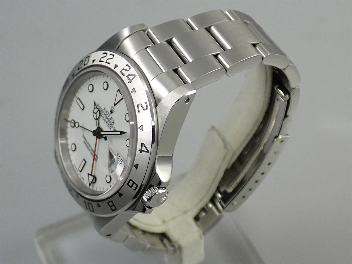 ロレックス エクスプローラーII Ref.16570 ホワイト文字盤 中古 MV1W89TX