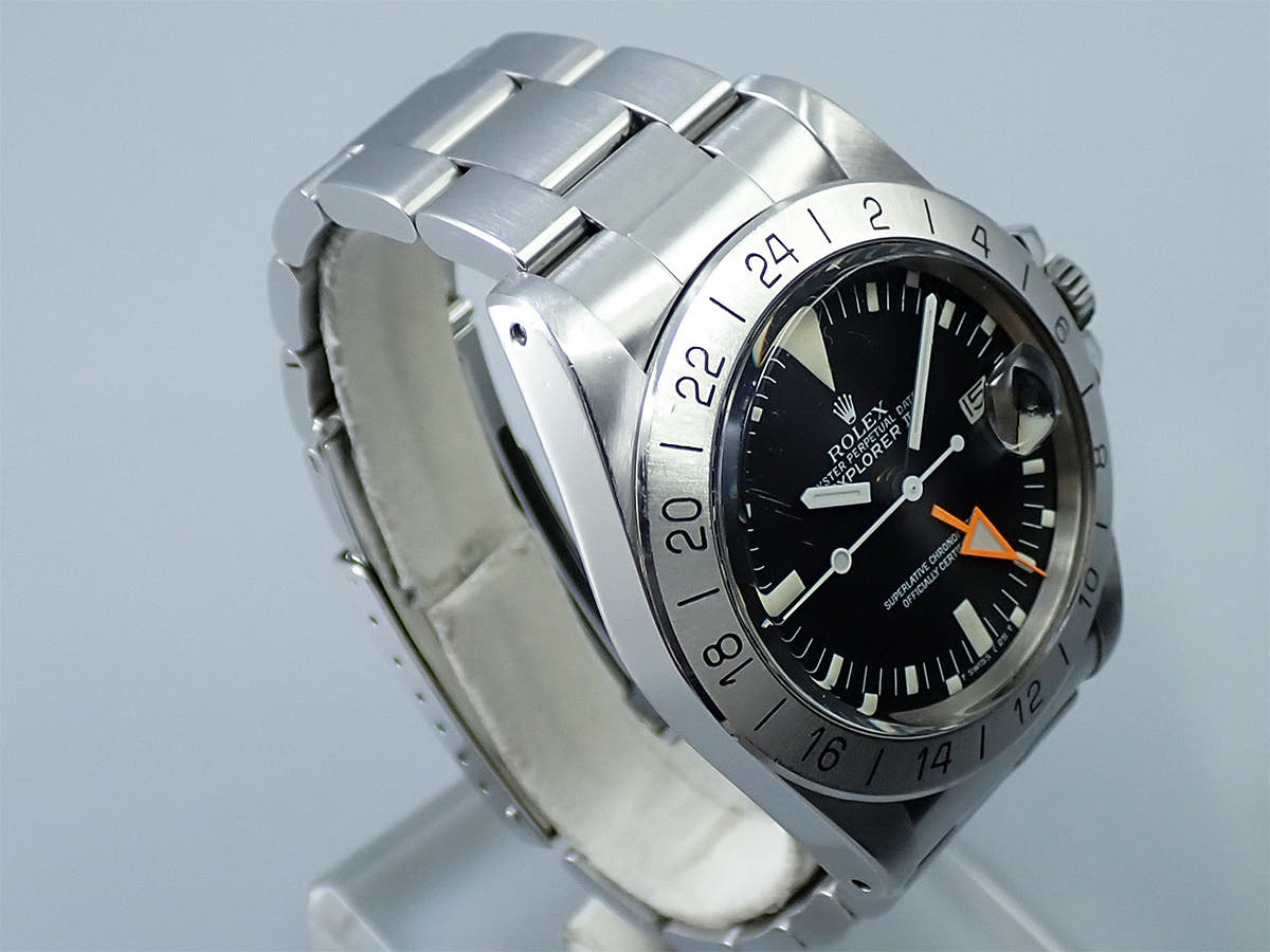 ロレックス エクスプローラーII Ref.1655 ブラック文字盤 中古 J0557052