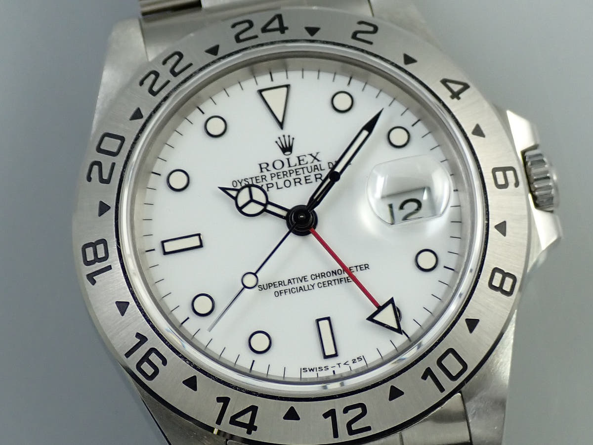 ロレックス エクスプローラーII Ref.16570 ホワイト文字盤 美品 Y10ZP595