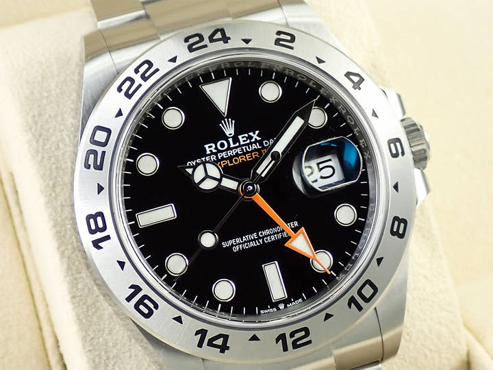 ロレックス エクスプローラーII Ref.226570 ステンレススチール ブラック文字盤