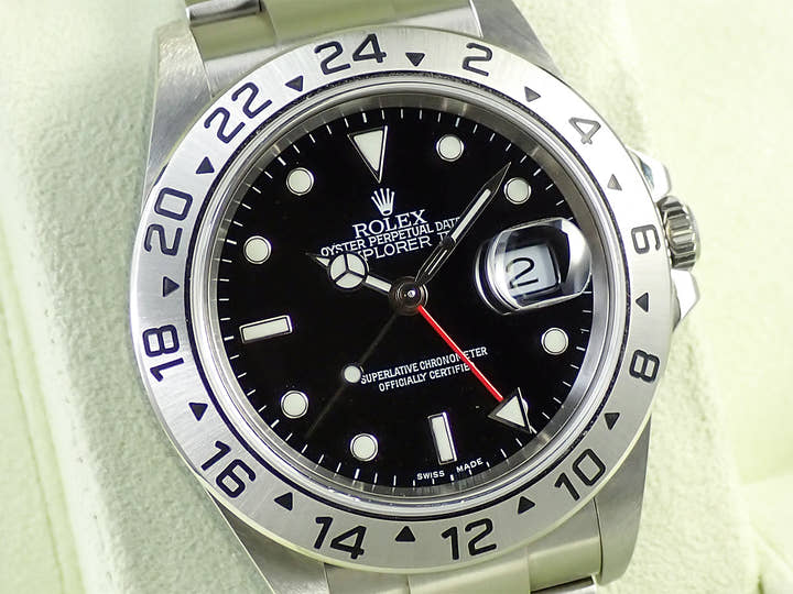 Rolex Explorer II Ref. 16570 Stainless Steel Black Dial
