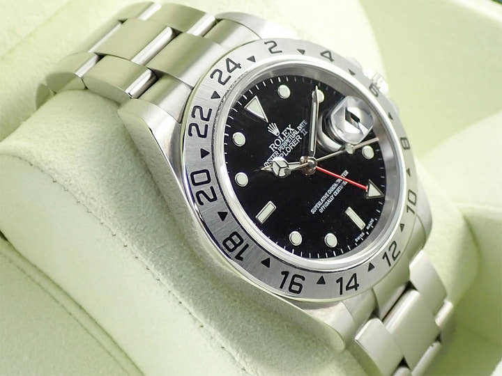Rolex Explorer II Ref. 16570 Stainless Steel Black Dial