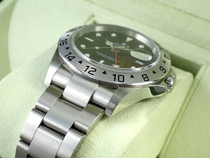 Rolex Explorer II Ref. 16570 Stainless Steel Black Dial