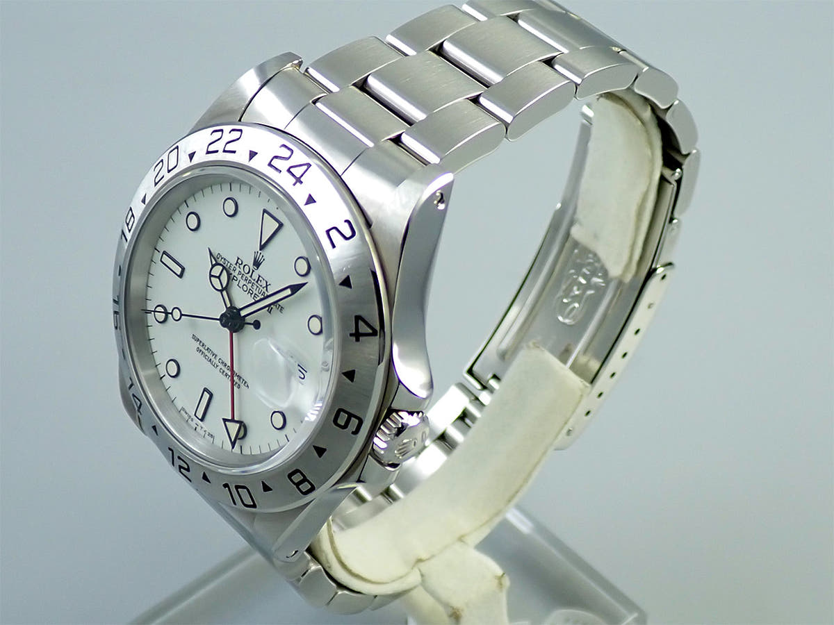 ロレックス エクスプローラーII Ref.16570 ホワイト文字盤 中古 02658X14