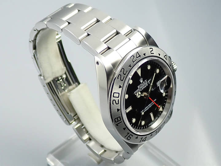 ロレックス エクスプローラーII Ref.16570 ステンレススチール ブラック文字盤