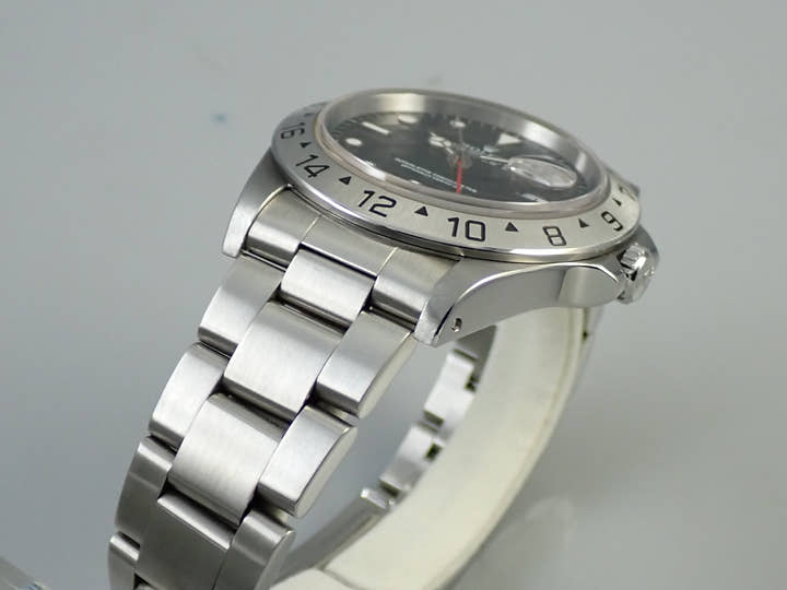 ロレックス エクスプローラーII Ref.16570 ステンレススチール ブラック文字盤