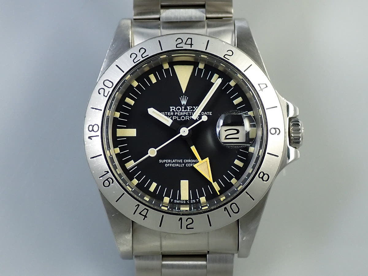 ロレックス エクスプローラーII Ref.1655 ブラック文字盤 中古 YST74174