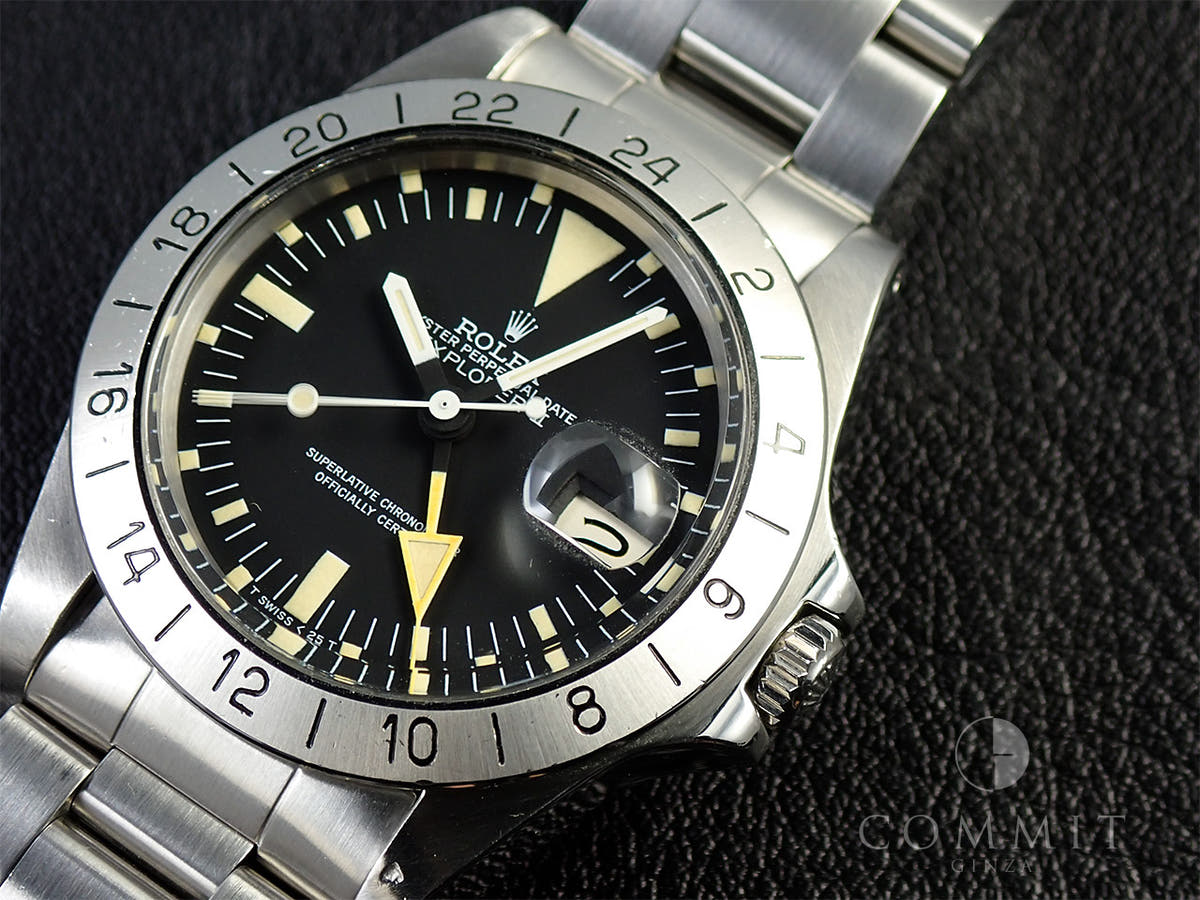 ロレックス エクスプローラーII Ref.1655 ブラック文字盤 中古 YST74174