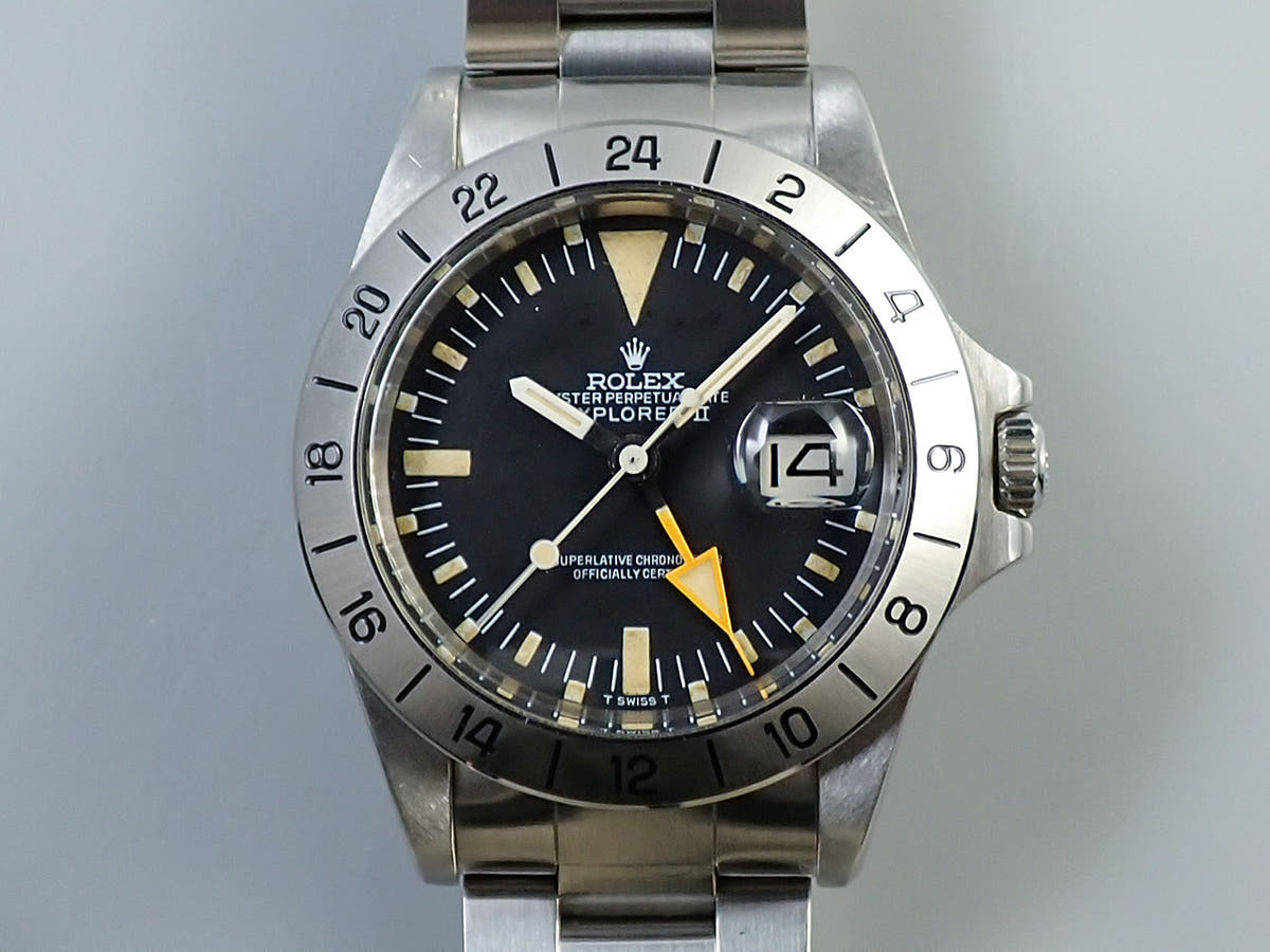 ロレックス エクスプローラーII Ref.1655 ブラック文字盤 中古 KK7RM0LR