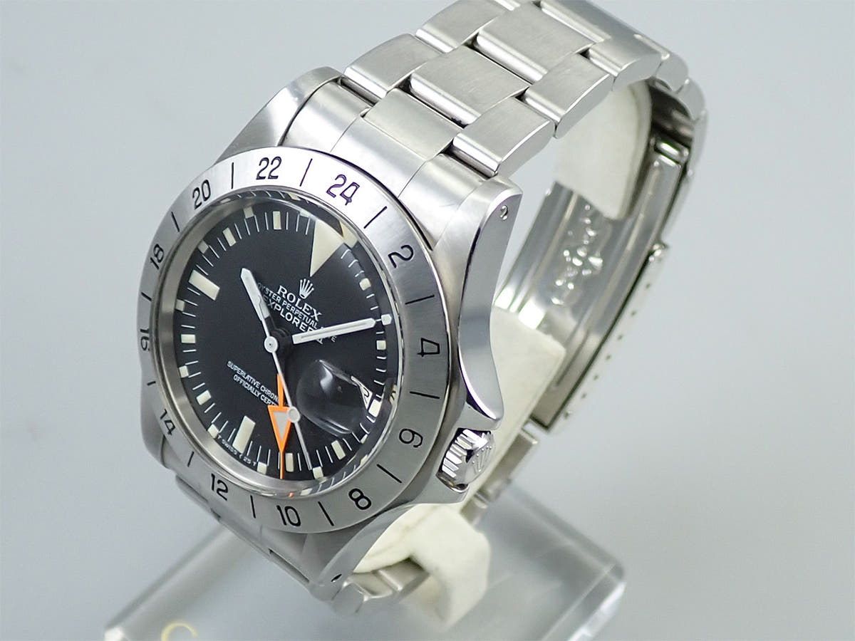 ロレックス エクスプローラーII Ref.1655 ブラック文字盤 中古 0LY8UVA1