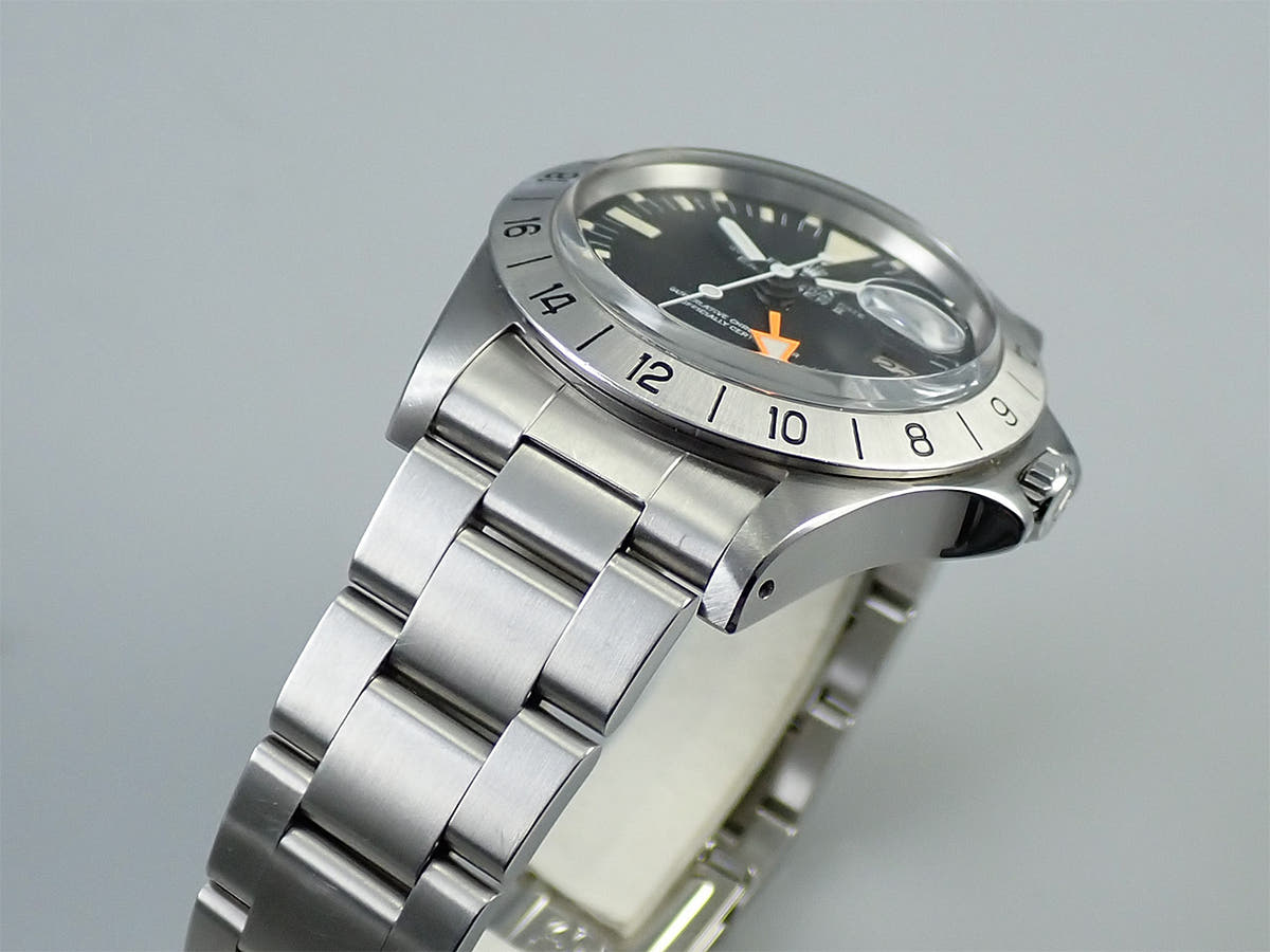ロレックス エクスプローラーII Ref.1655 ブラック文字盤 中古 0LY8UVA1