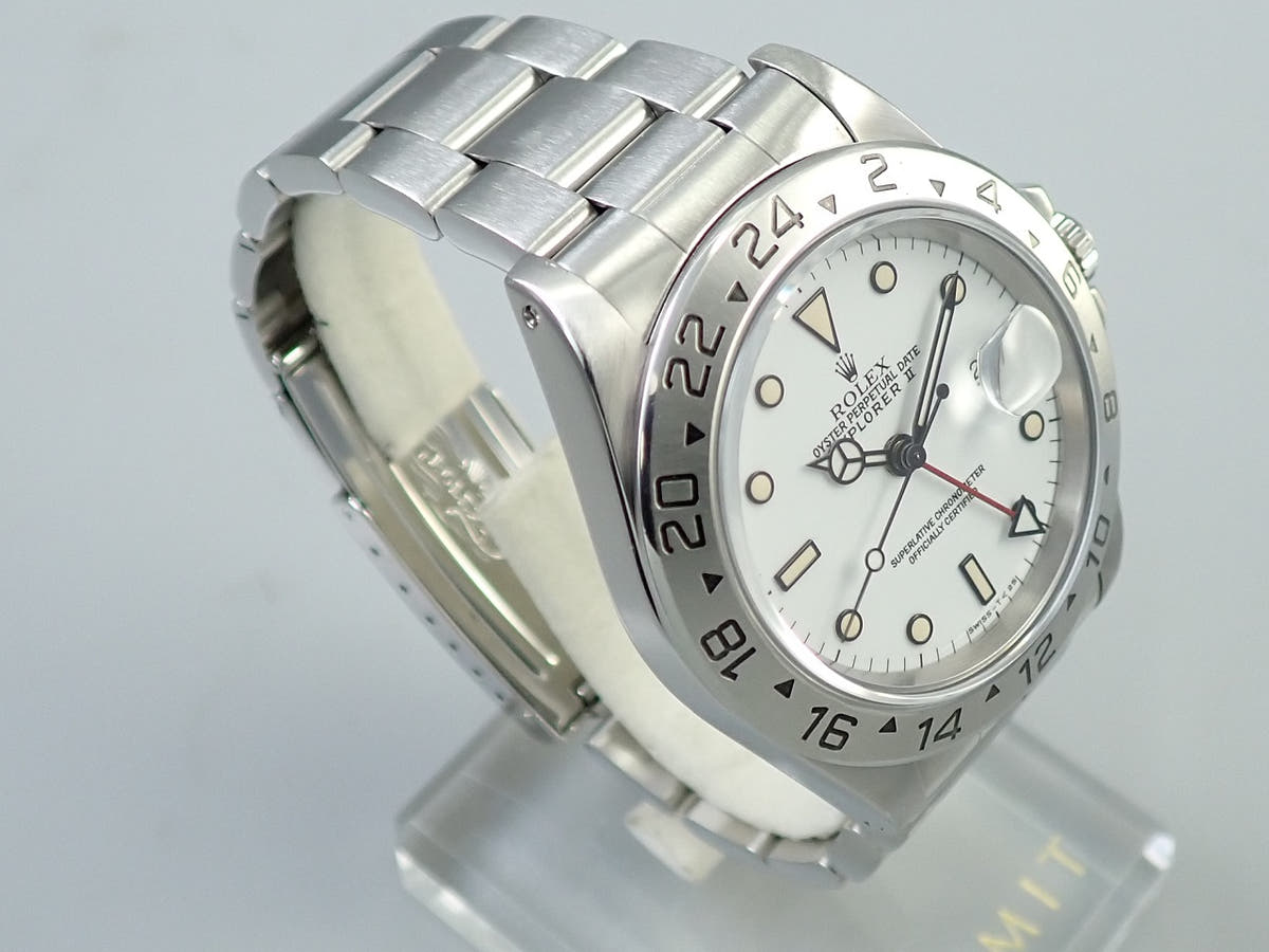 ロレックス エクスプローラーII Ref.16570 ホワイト文字盤 中古 J7HAW9R9