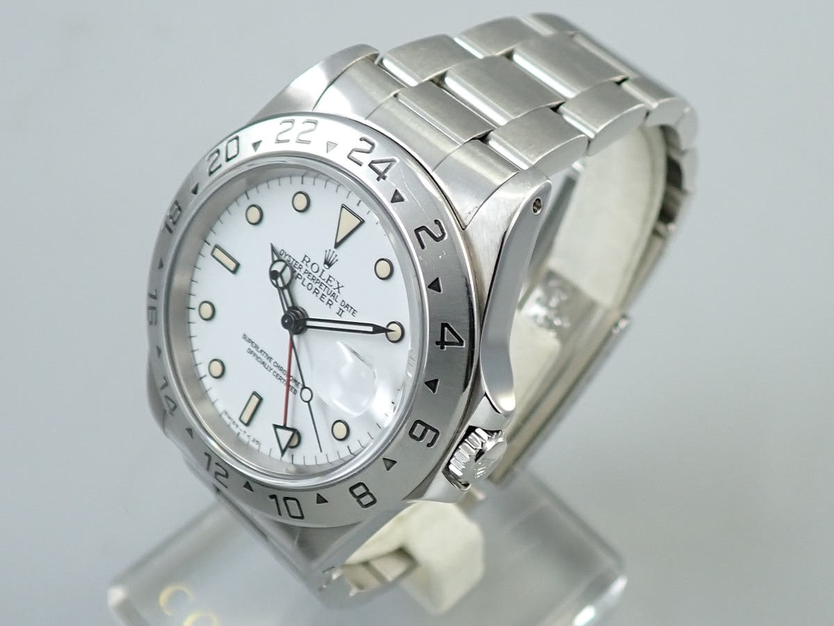 ロレックス エクスプローラーII Ref.16570 ホワイト文字盤 中古 J7HAW9R9