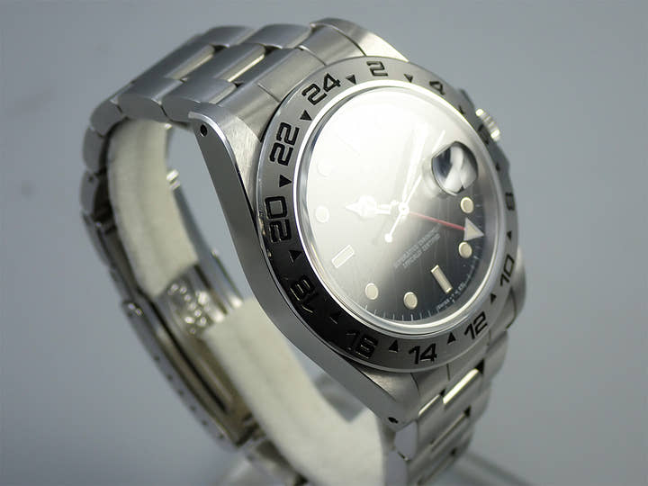 ロレックス エクスプローラーII Ref.16550 ステンレススチール ブラック文字盤