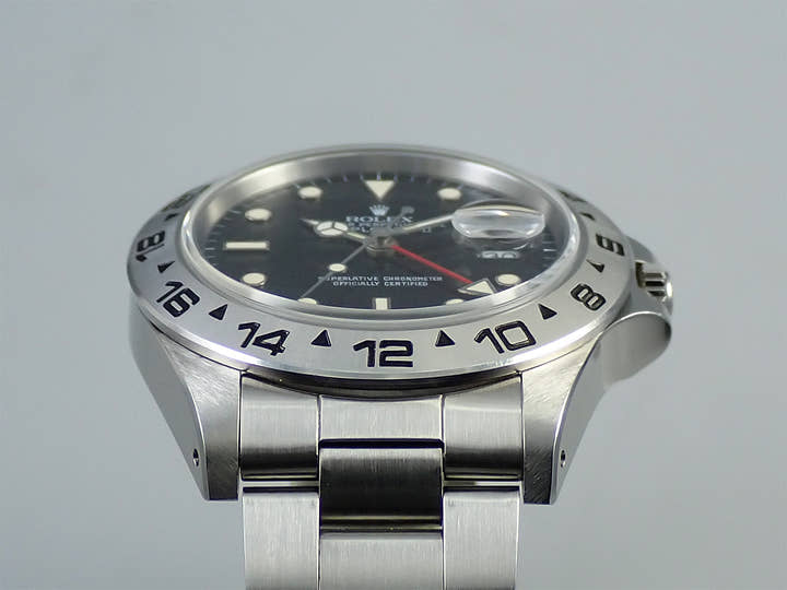 ロレックス エクスプローラーII Ref.16550 ステンレススチール ブラック文字盤