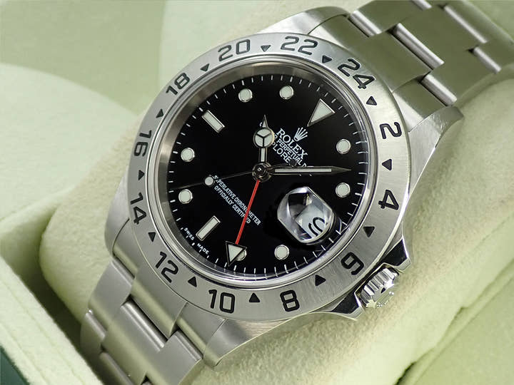 Rolex Explorer II Ref. 16570 Stainless Steel Black Dial