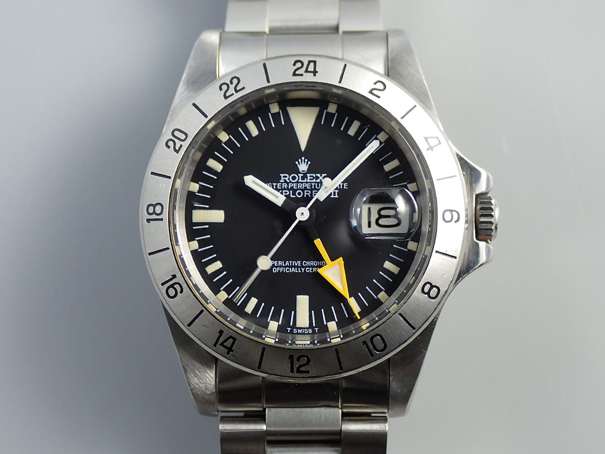 ロレックス エクスプローラーII Ref.1655 ブラック文字盤 中古 0M5JY7C2