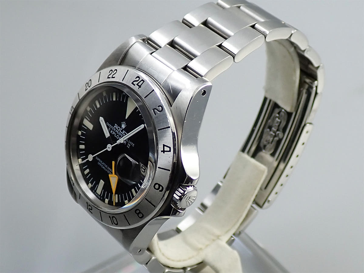 ロレックス エクスプローラーII Ref.1655 ブラック文字盤 中古 0M5JY7C2