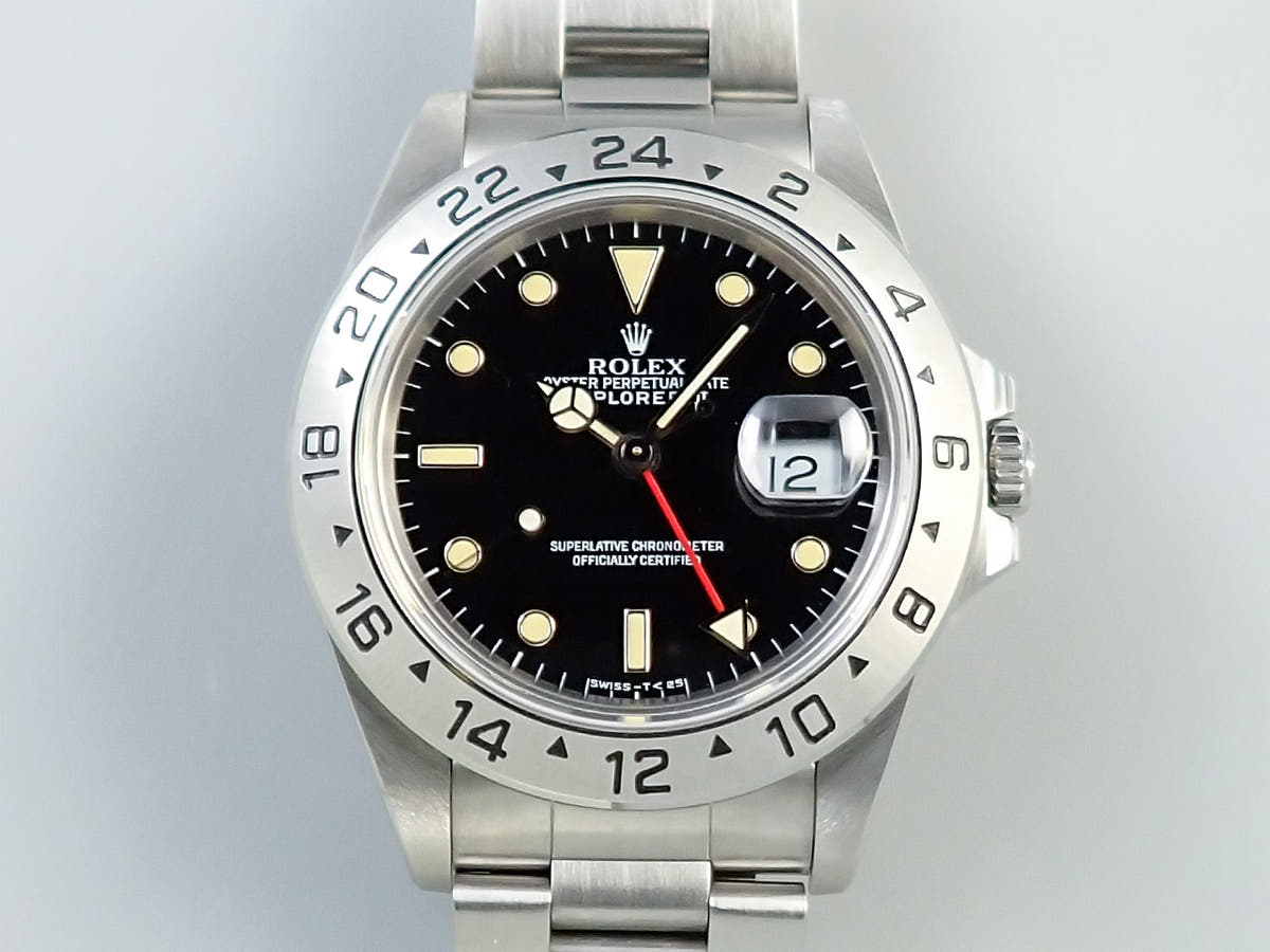 ロレックス エクスプローラーII Ref.16570 ブラック文字盤 デッドストック 6Z8J4980