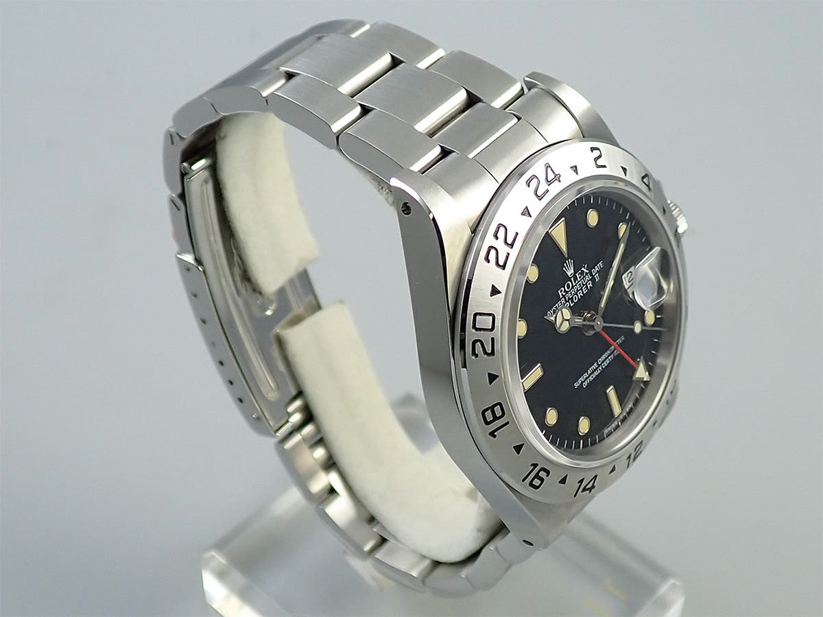 ロレックス エクスプローラーII Ref.16570 ブラック文字盤 デッドストック 6Z8J4980