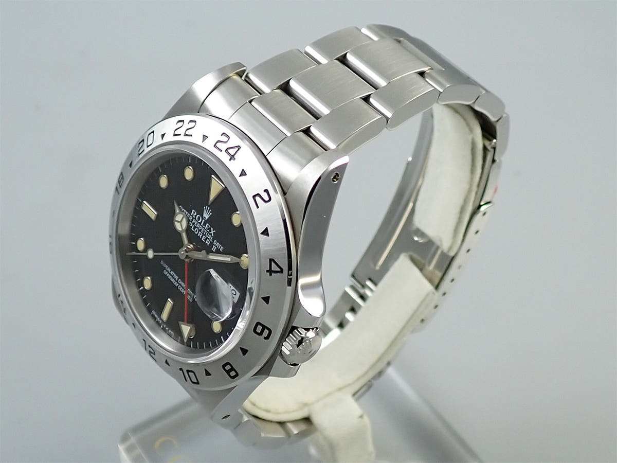 ロレックス エクスプローラーII Ref.16570 ブラック文字盤 デッドストック 6Z8J4980