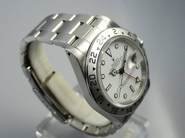Rolex Explorer II Ref. 16570 Stainless Steel White Dial