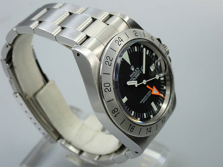 ロレックス エクスプローラーII Ref.1655 ステンレススチール ブラック文字盤