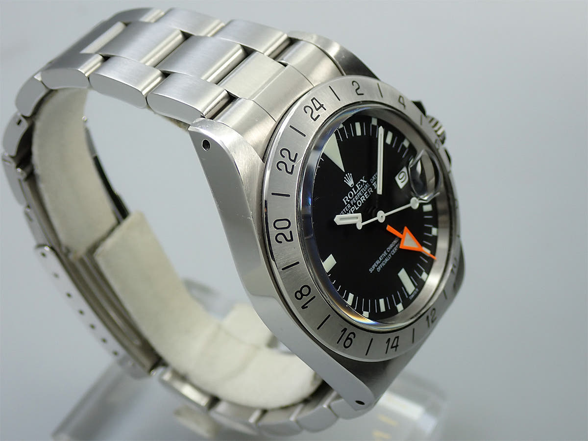 ロレックス エクスプローラーII Ref.1655 ブラック文字盤 中古 X4203460