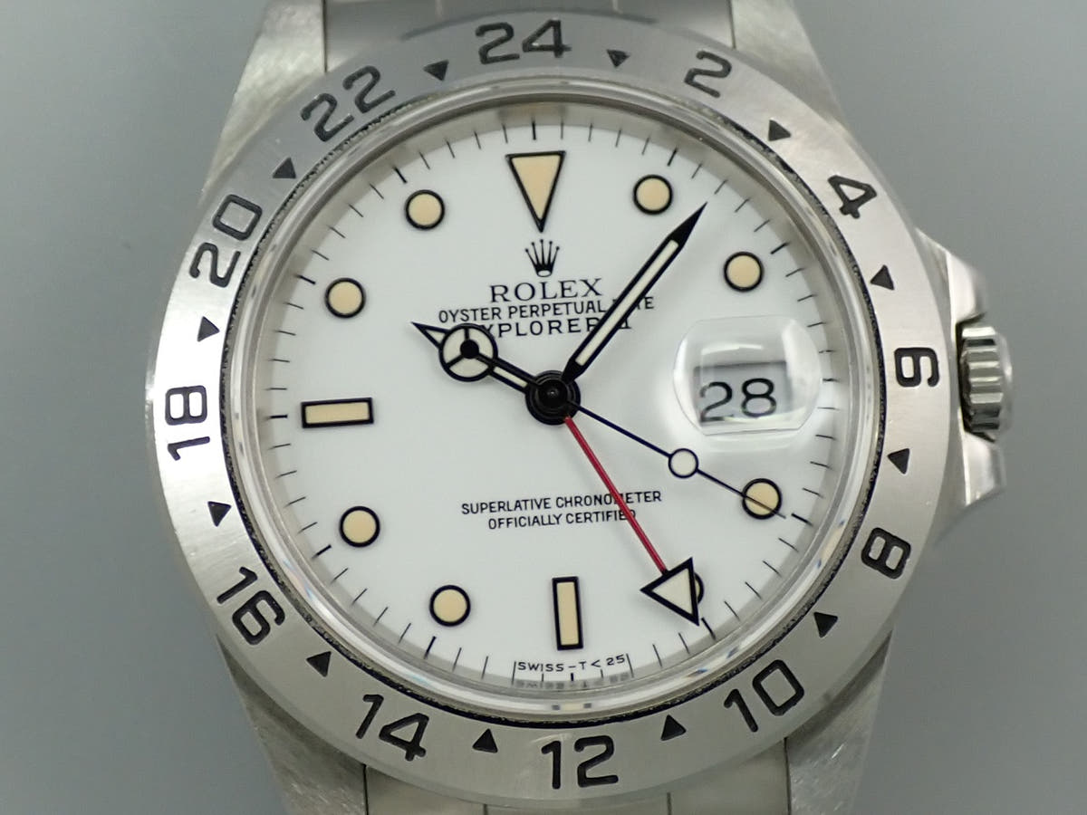 ロレックス エクスプローラーII Ref.16570 ホワイト文字盤 中古 X137TWX2