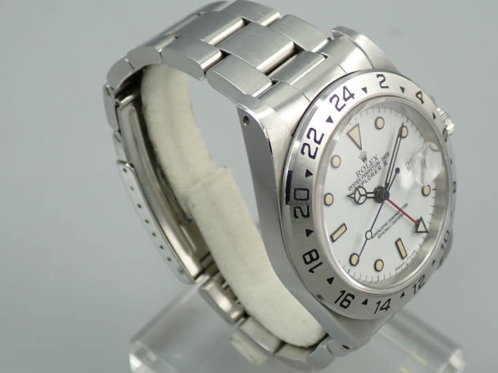 ロレックス エクスプローラーII Ref.16570 ステンレススチール ホワイト文字盤