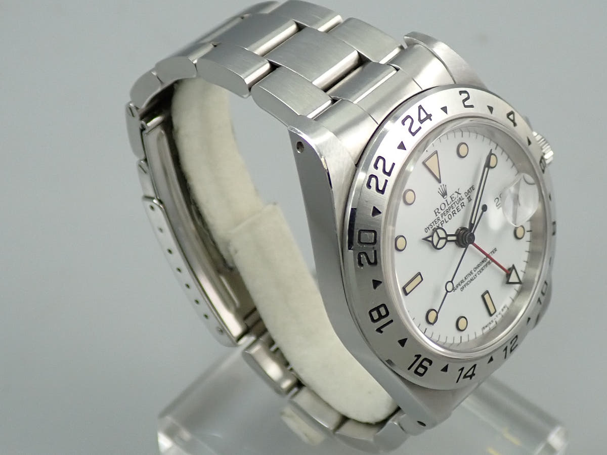 ロレックス エクスプローラーII Ref.16570 ホワイト文字盤 中古 X137TWX2
