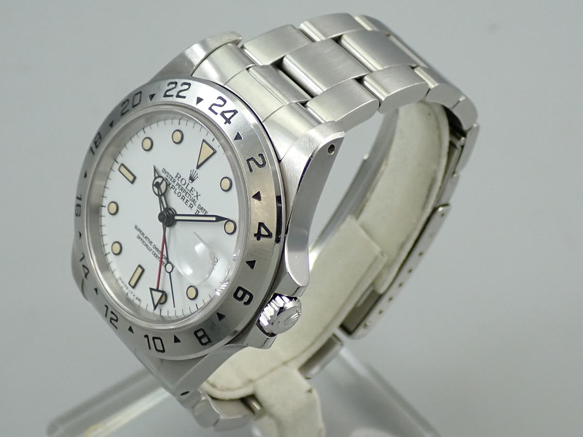 ロレックス エクスプローラーII Ref.16570 ホワイト文字盤 中古 X137TWX2