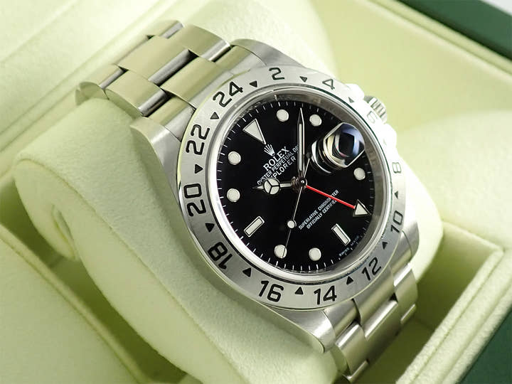 Rolex Explorer II Ref. 16570 Stainless Steel Black Dial