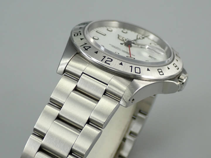 Rolex Explorer II Ref. 16570 Stainless Steel White Dial