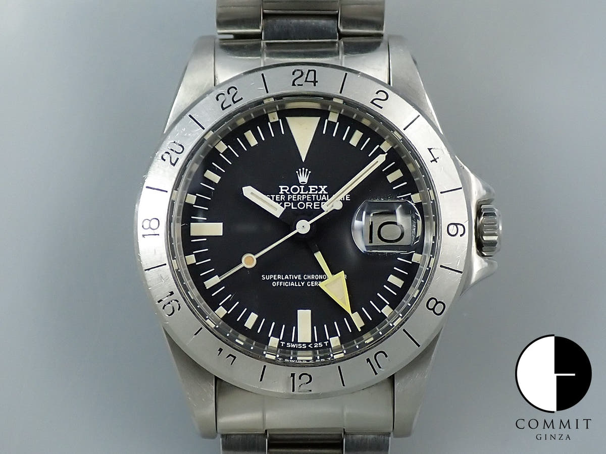 ロレックス エクスプローラーII Ref.1655 ブラック文字盤 中古 KC992458