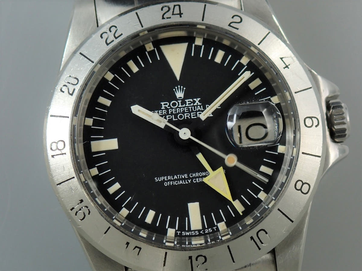 ロレックス エクスプローラーII Ref.1655 ブラック文字盤 中古 KC992458