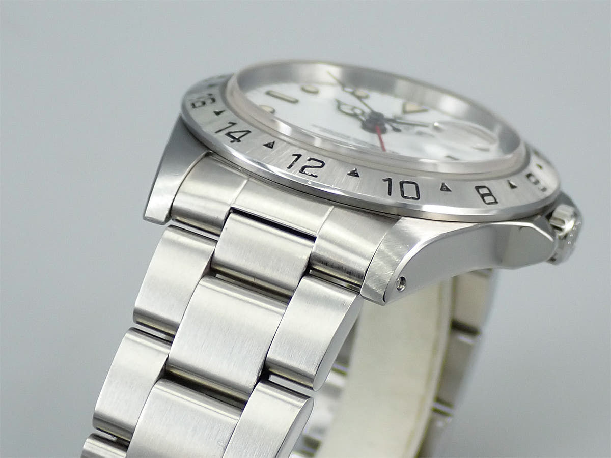 ロレックス エクスプローラーII Ref.16570 ホワイト文字盤 中古 70SVAHVA