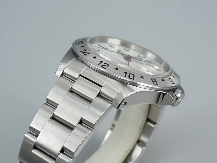 Rolex Explorer II Ref. 16570 Stainless Steel White Dial
