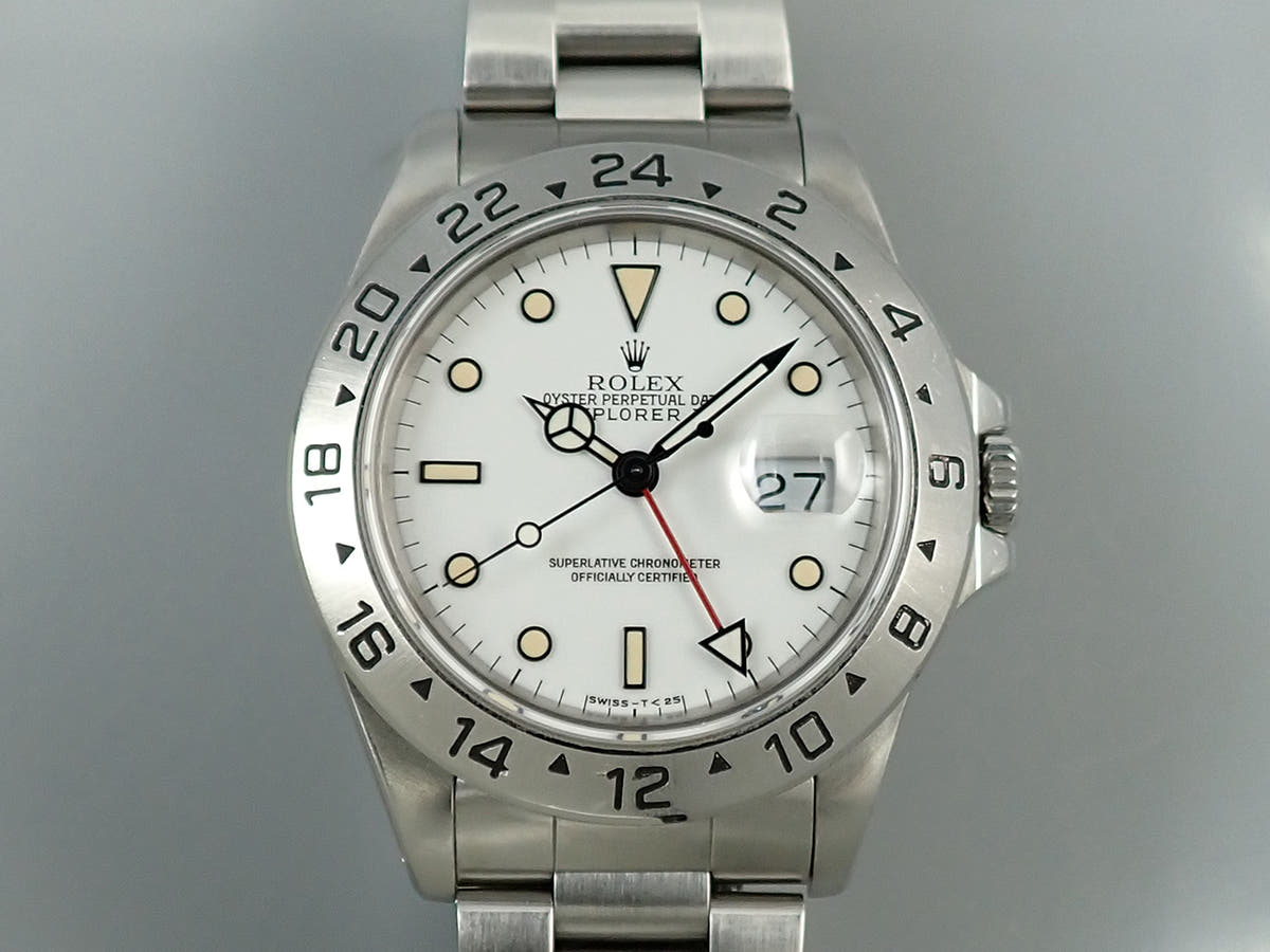 ロレックス エクスプローラーII Ref.16570 ホワイト文字盤 中古 R367PA4W