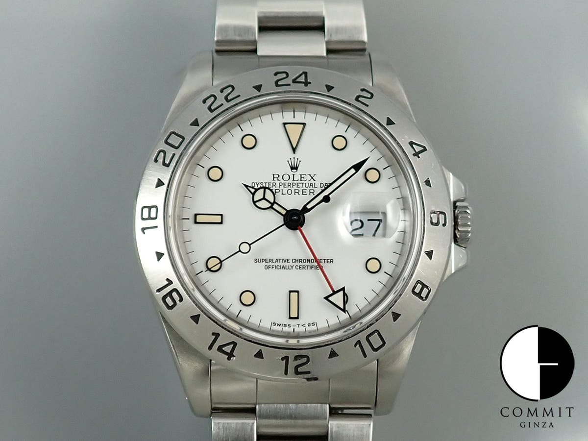 ロレックス エクスプローラーII Ref.16570 ホワイト文字盤 中古 R367PA4W