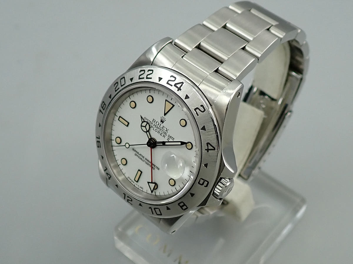 ロレックス エクスプローラーII Ref.16570 ホワイト文字盤 中古 R367PA4W