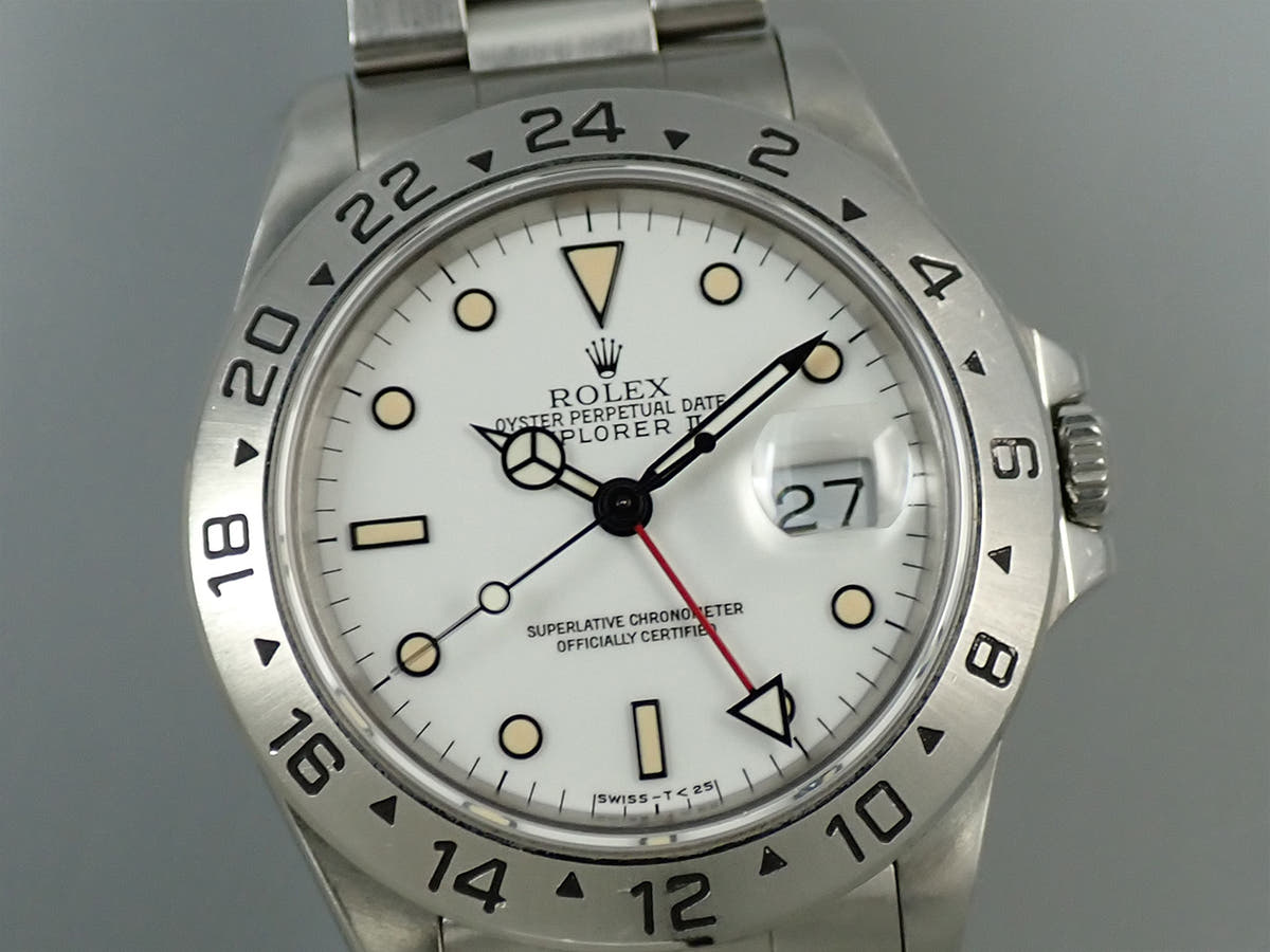 ロレックス エクスプローラーII Ref.16570 ホワイト文字盤 中古 R367PA4W
