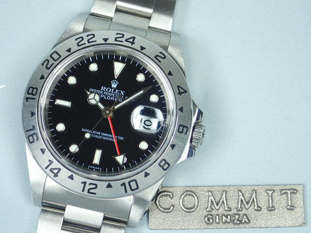 ロレックス エクスプローラーII Ref.16570 ブラック文字盤 中古 explorer2-29