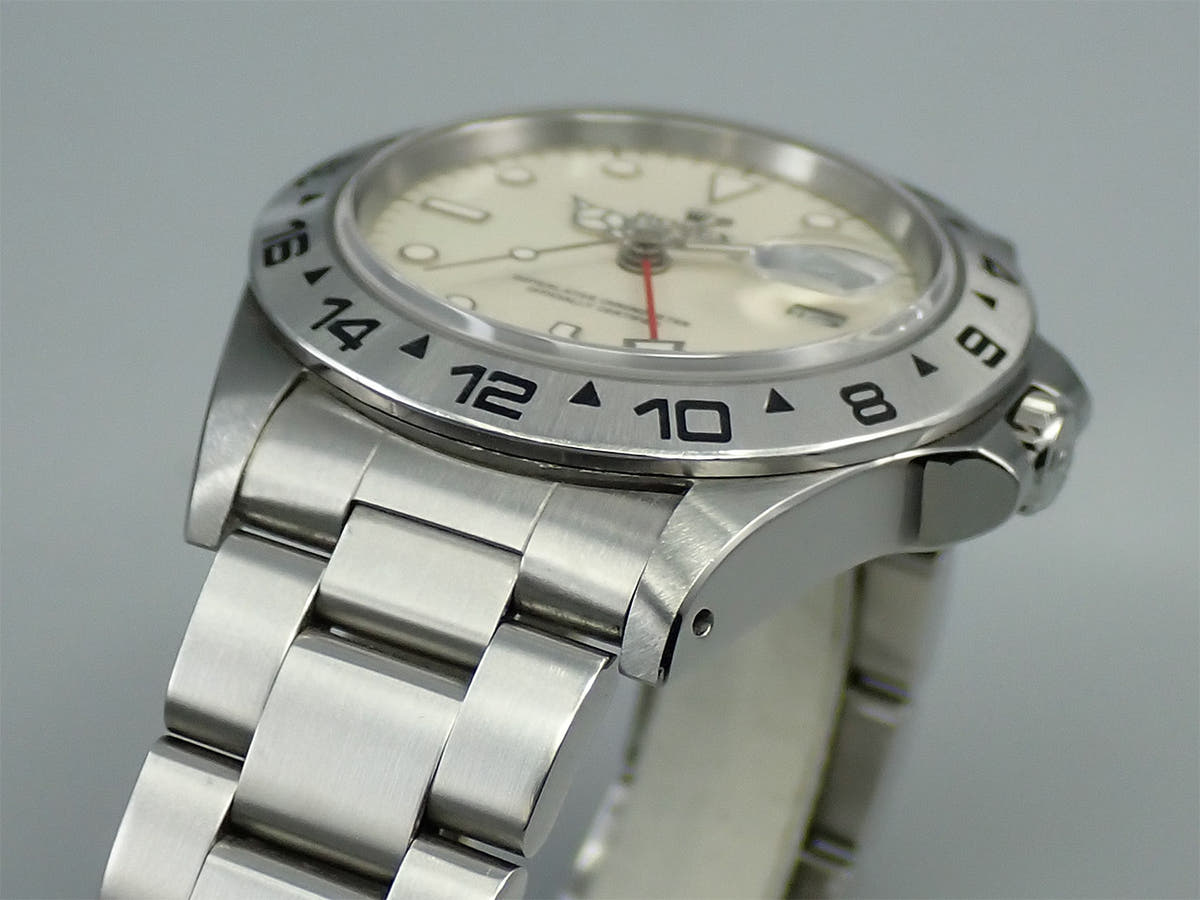 ロレックス エクスプローラーII Ref.16550 アイボリー文字盤 中古 73UU5481