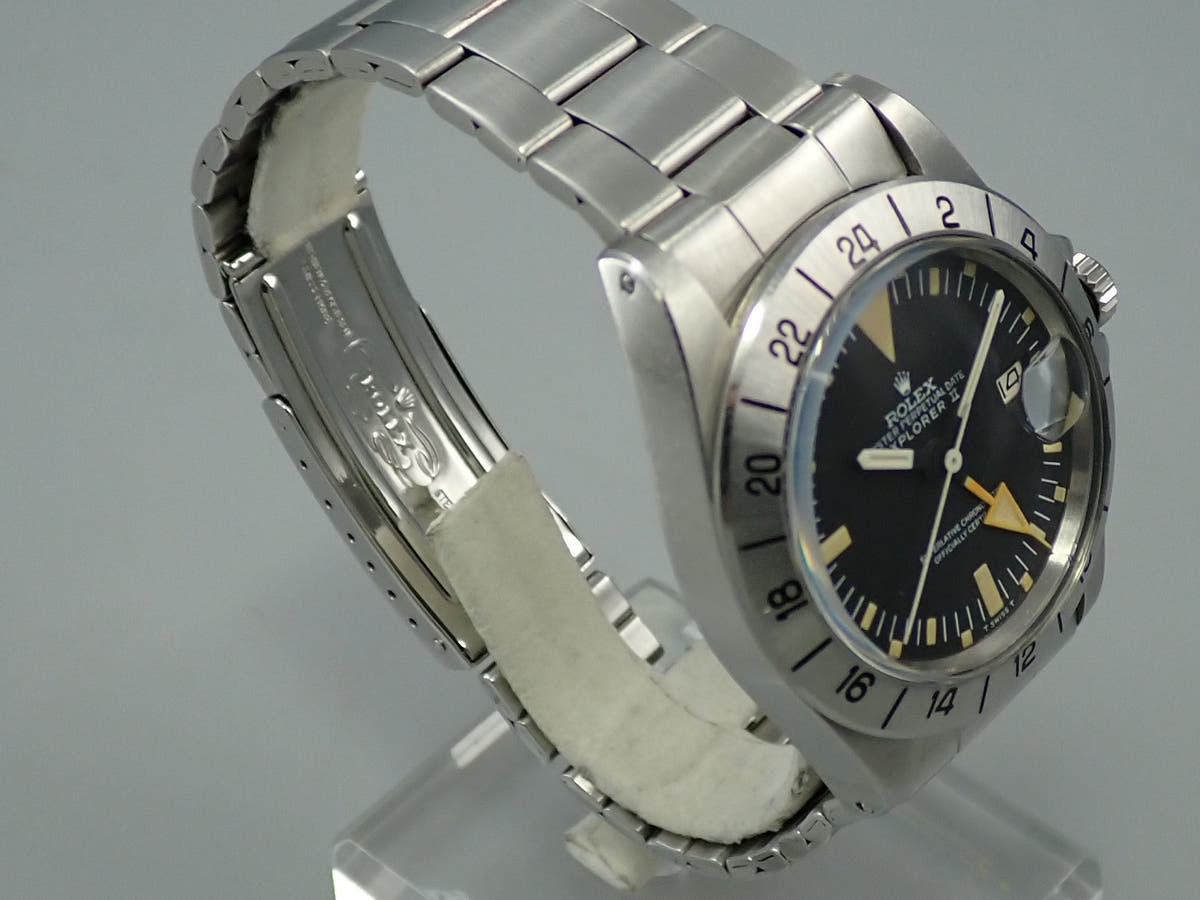 ロレックス エクスプローラーII Ref.1655 ブラック文字盤 中古 K0963052